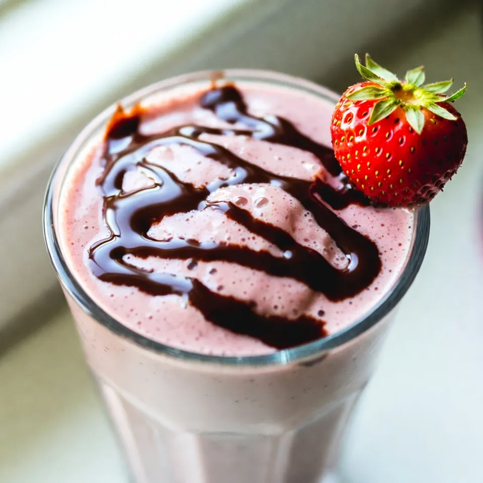 Chocolate Covered Strawberry Smoothie Rich and Creamy