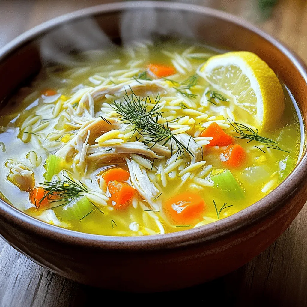 Greek Lemon Chicken Soup Flavorful Comfort Dish
