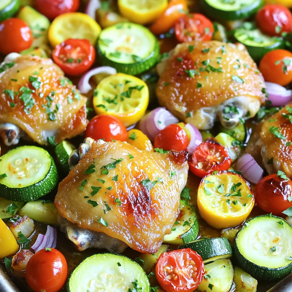 Sheet Pan Lemon Chicken and Veggies Quick Dinner