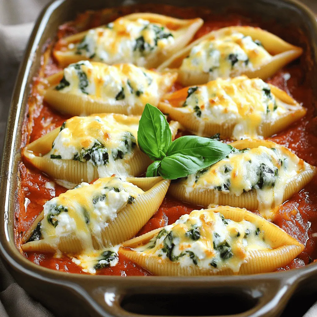 Three Cheese Stuffed Shells Savory and Comforting Dish