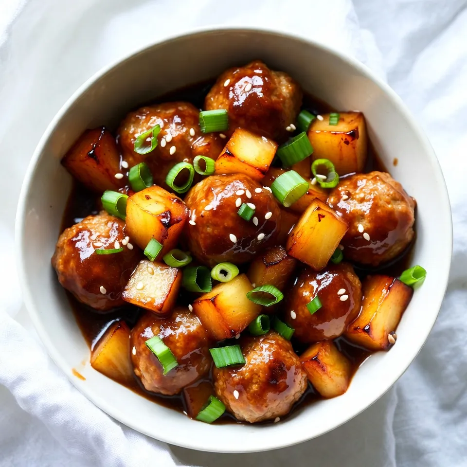 Pineapple Teriyaki Meatballs Flavorful and Simple Recipe