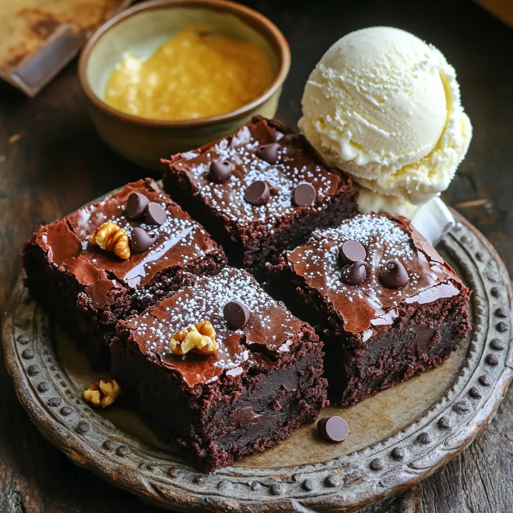 Chocolate Fudge Brownies Rich and Decadent Dessert