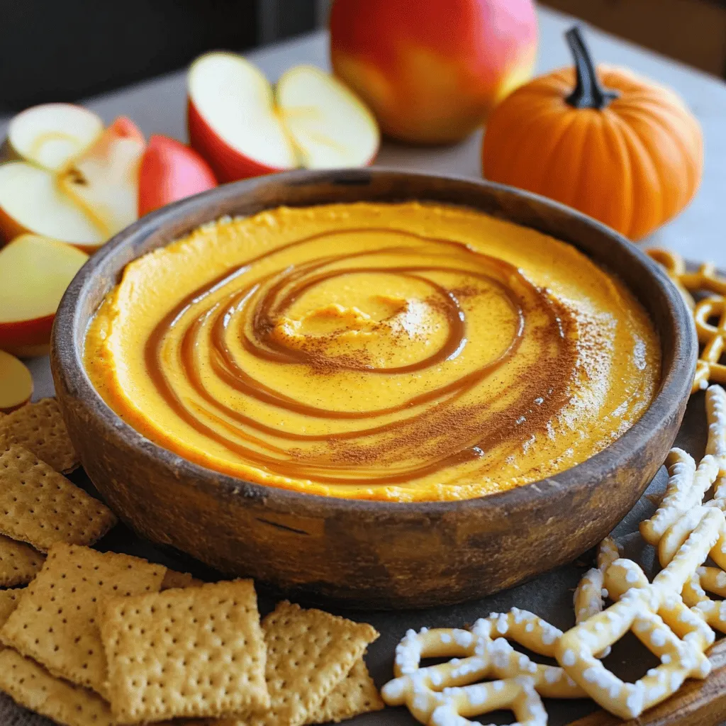 Caramel Pumpkin Cheesecake Dip Delightful Fall Treat