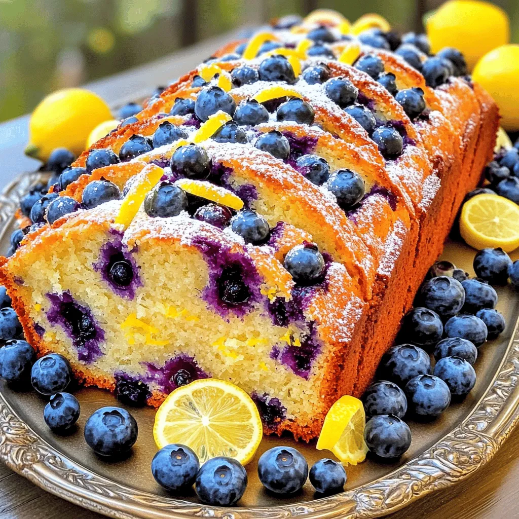 Viral Blueberry Lemon Loaf Delightful and Simple Recipe