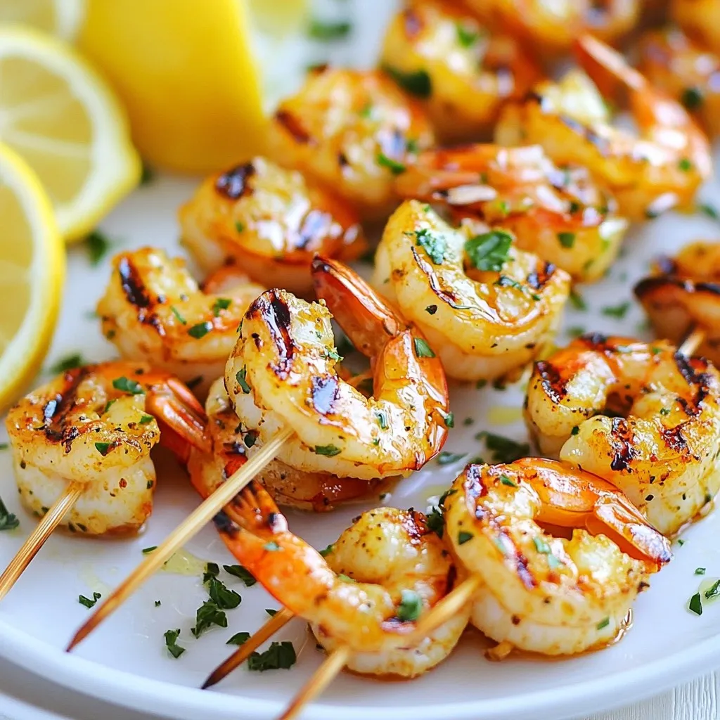 Lemon Herb Grilled Shrimp Simple and Flavorful Dish