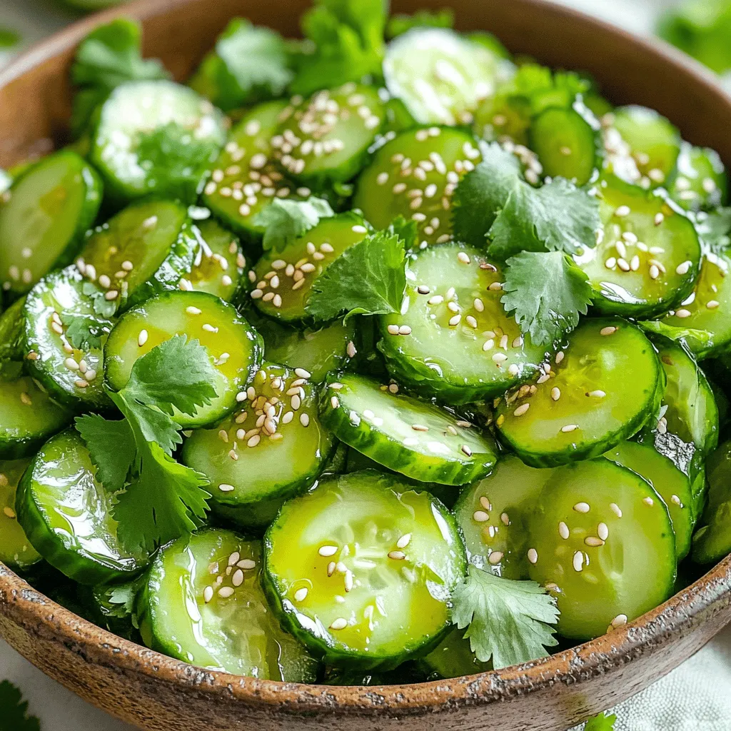 Smashed Cucumber Salad Fresh and Flavorful Delight
