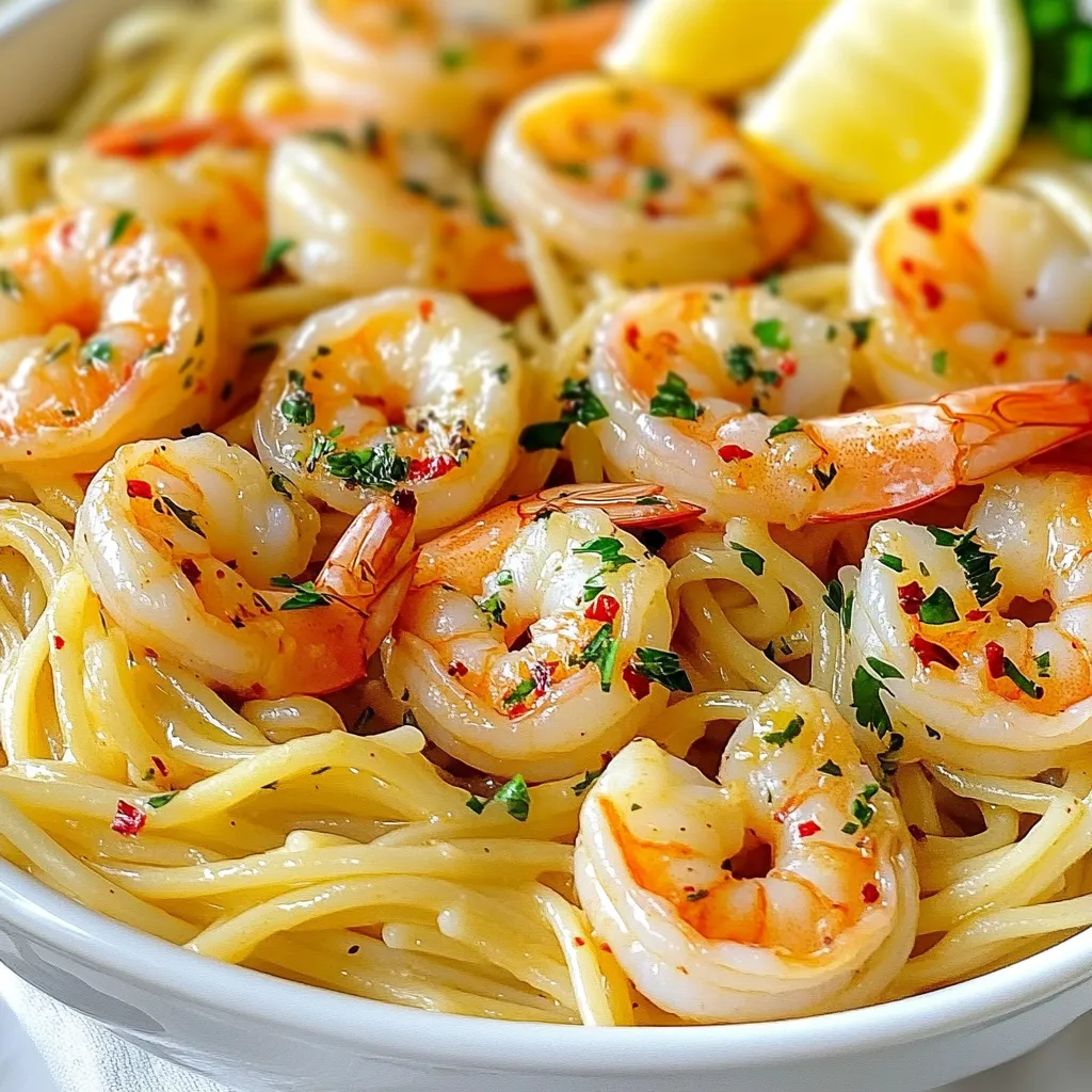 Garlic Butter Shrimp Scampi Quick and Tasty Recipe