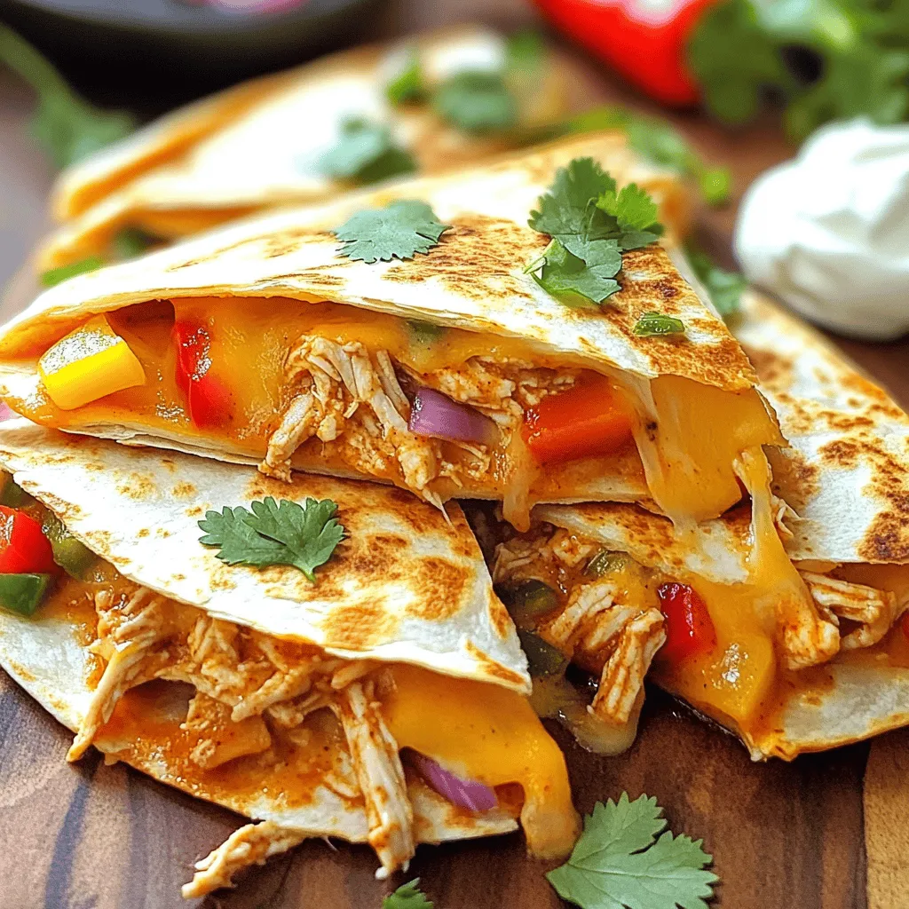 Spicy Chipotle Chicken Quesadillas Flavorful Delight