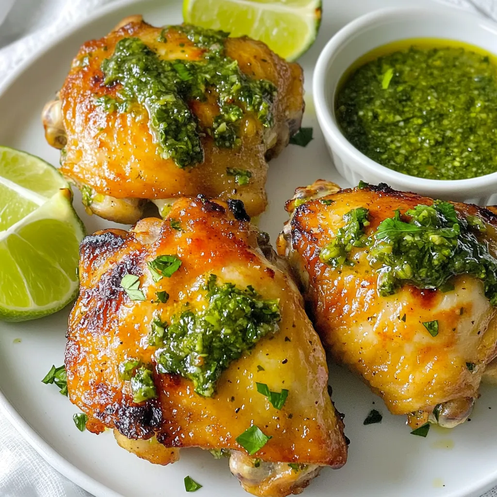 Chimichurri Chicken Thighs Bold and Flavorful Recipe