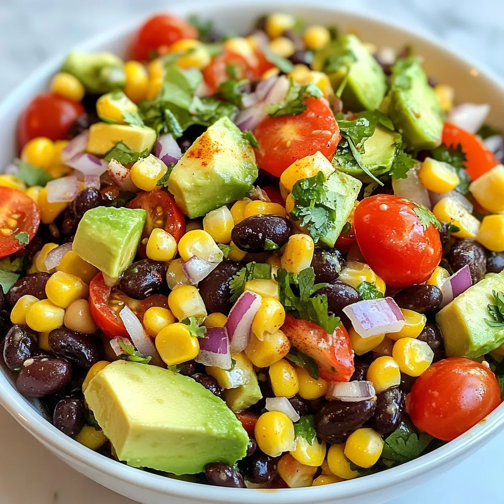 Fiesta Corn Black Bean Salad Flavorful and Easy Recipe