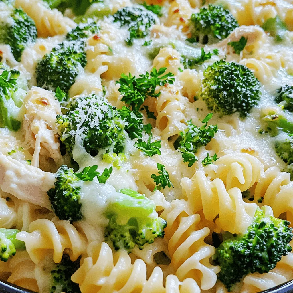 Chicken and Broccoli Alfredo Casserole Simple Comfort