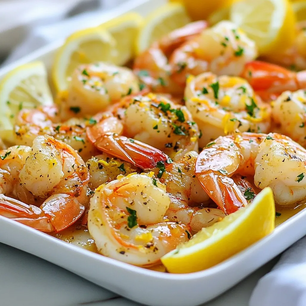 Lemon Garlic Roasted Shrimp Flavorful and Easy Dish