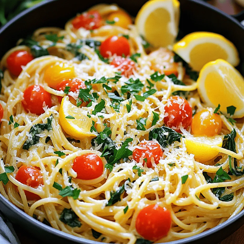 One-Pot Lemon Garlic Pasta Flavorful and Easy Recipe
