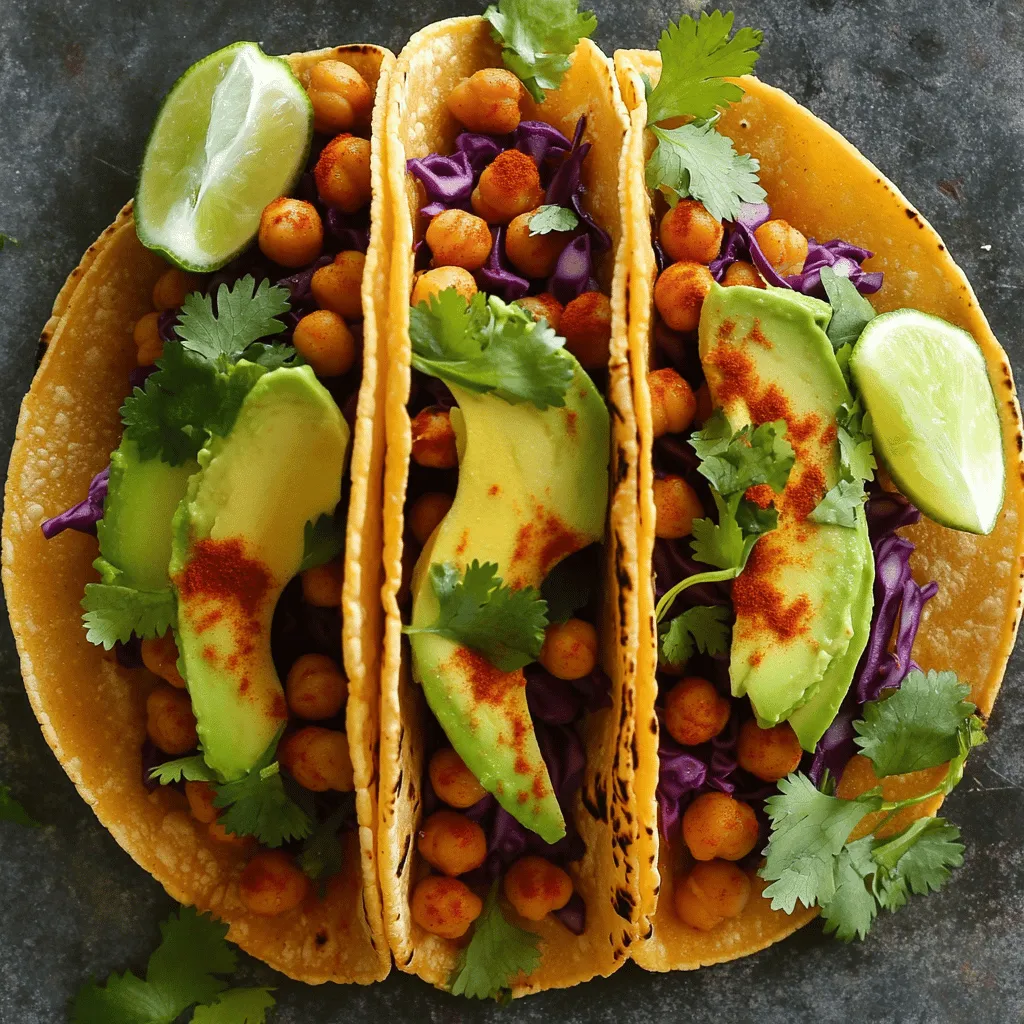 Spicy Chickpea Tacos Flavorful and Easy Recipe