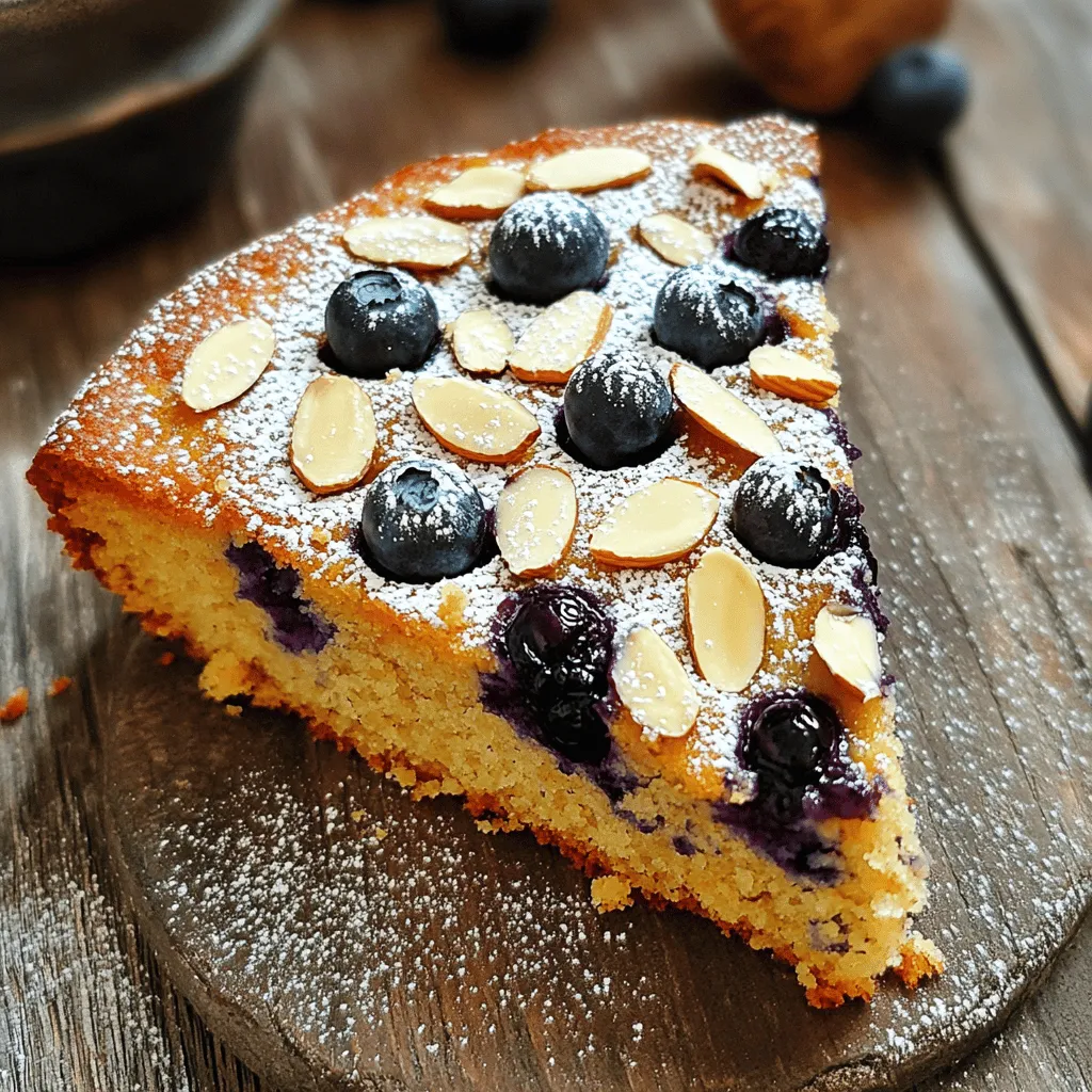 Blueberry Almond Breakfast Cake Quick and Tasty Treat