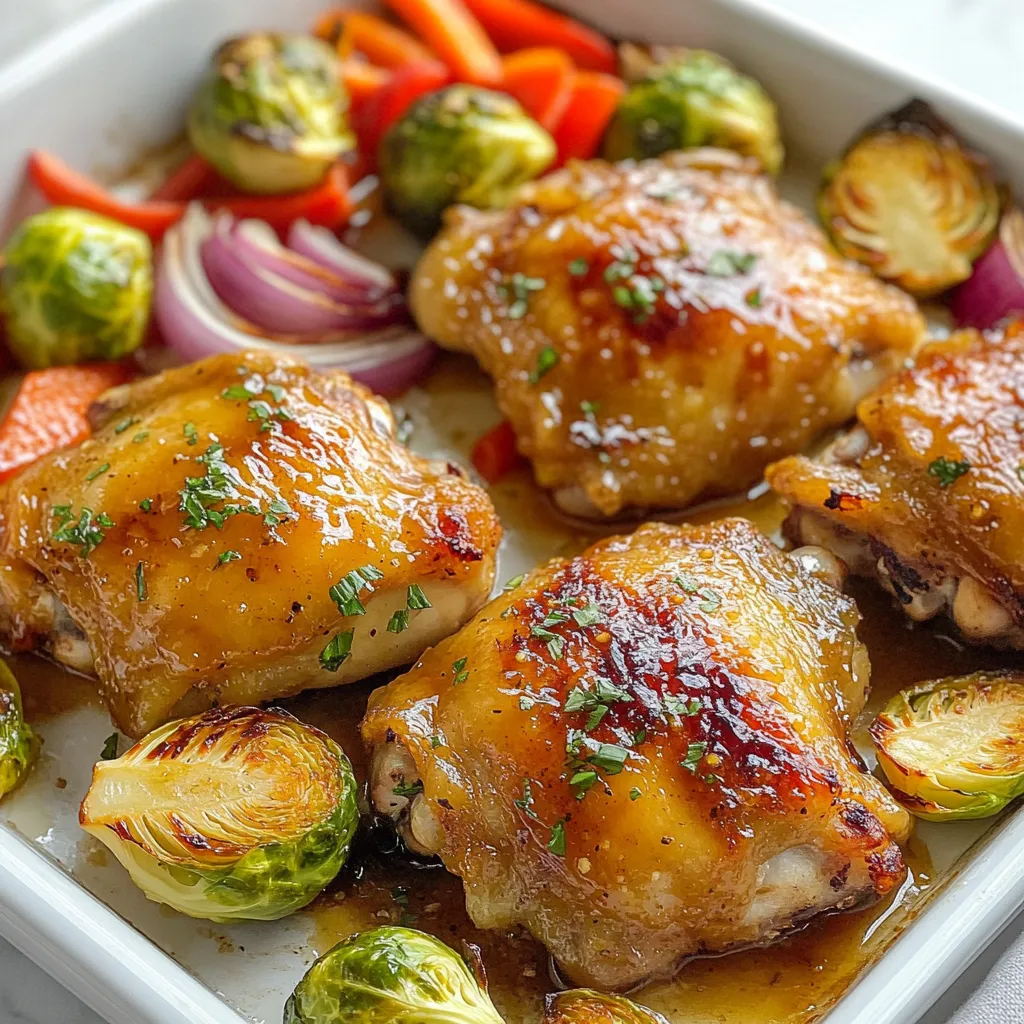Sheet Pan Maple Dijon Chicken Simple and Tasty Meal