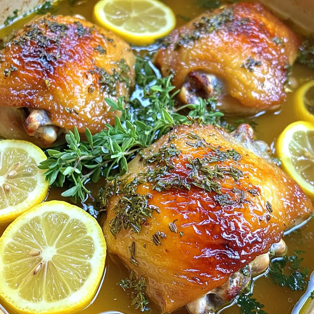 Savory Herb Roasted Chicken Thighs With Flavor Boost