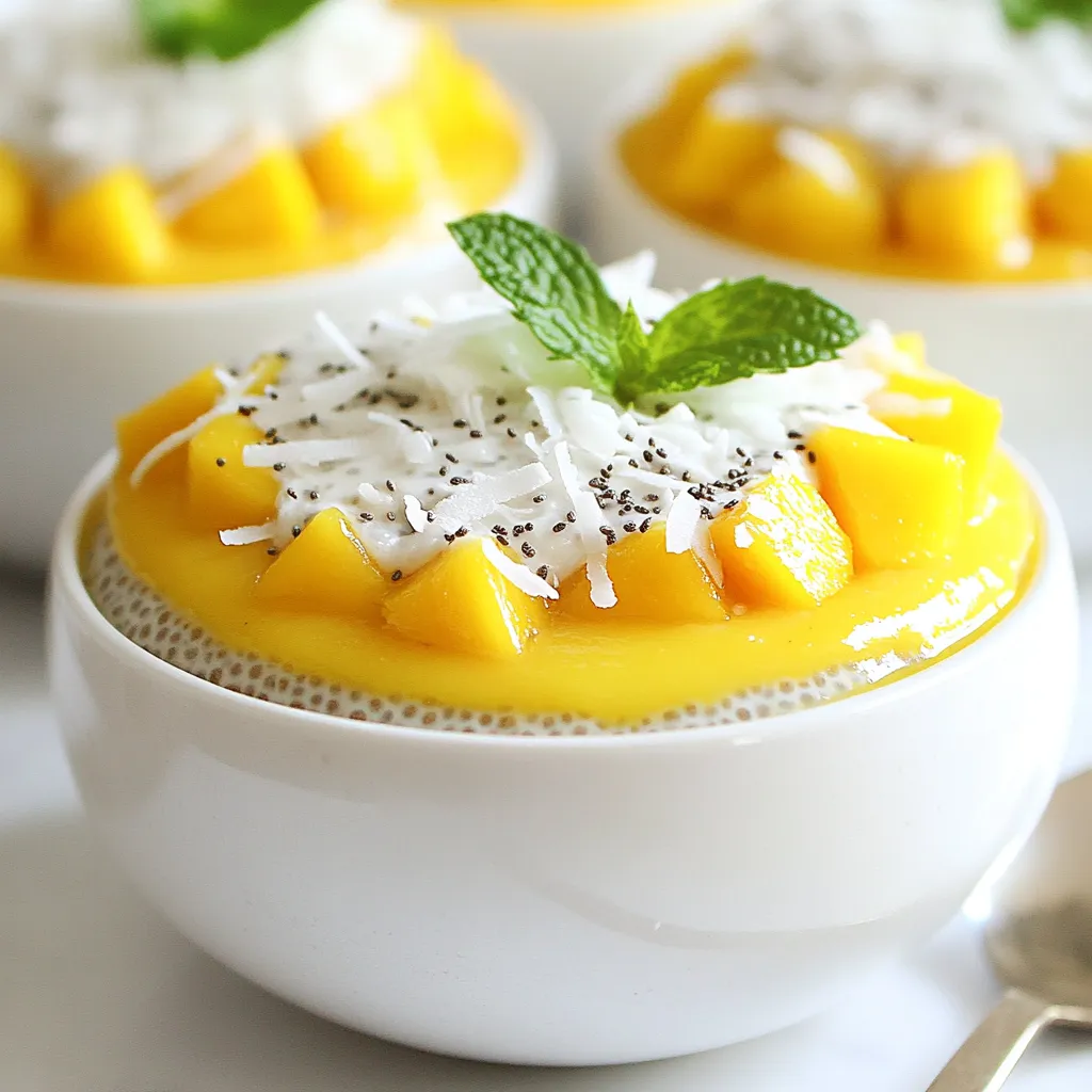 Coconut Mango Chia Pudding Delightfully Easy Recipe