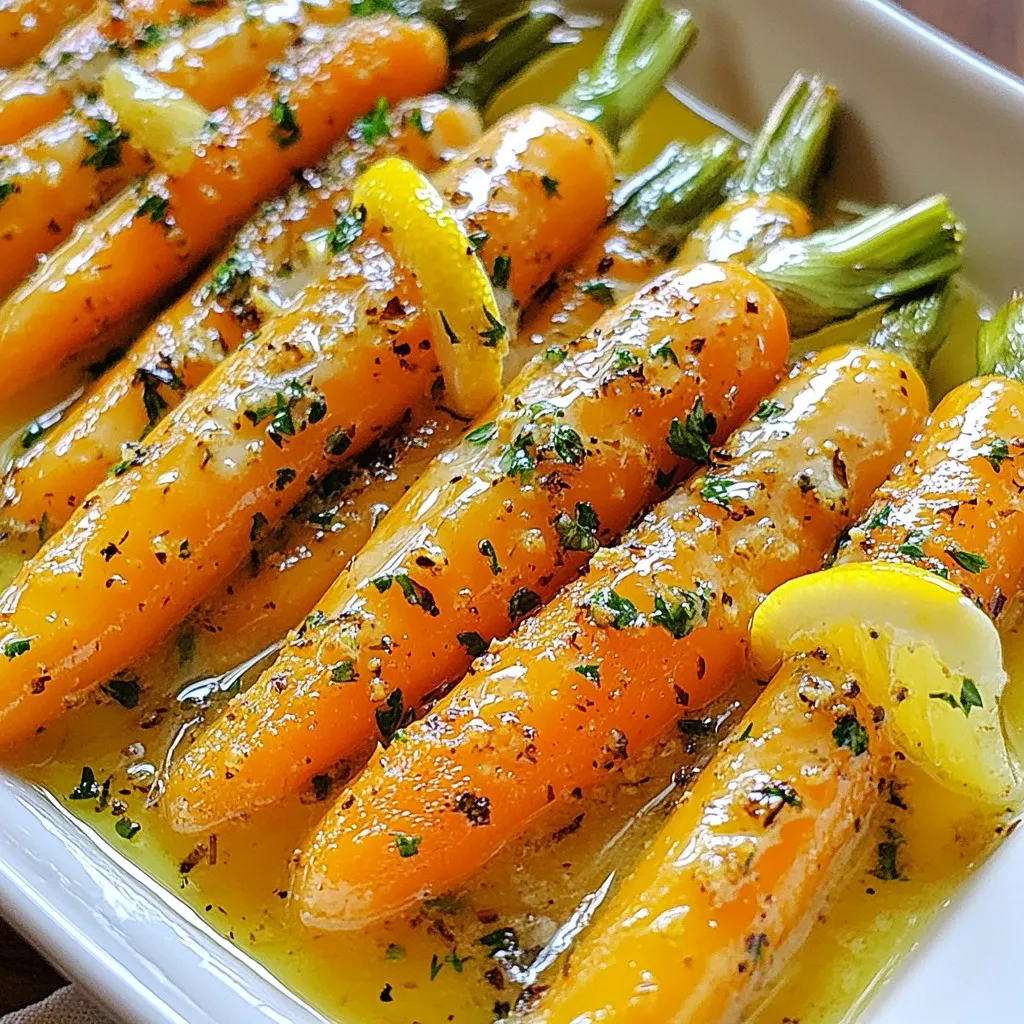 Garlic Butter Herbed Carrots Flavorful Side Dish