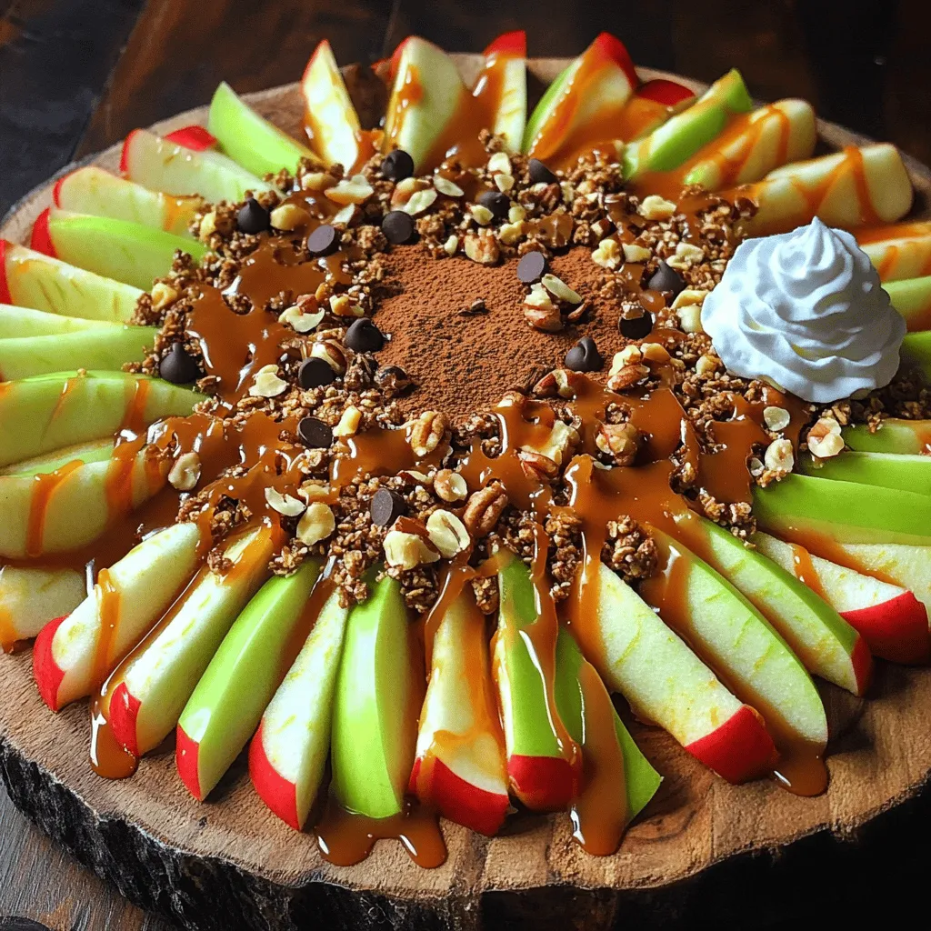 Caramel Apple Nachos Delightful and Easy Snack Idea