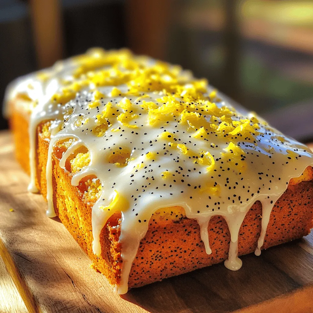 Lemon Poppy Seed Loaf Freshly Baked Perfection