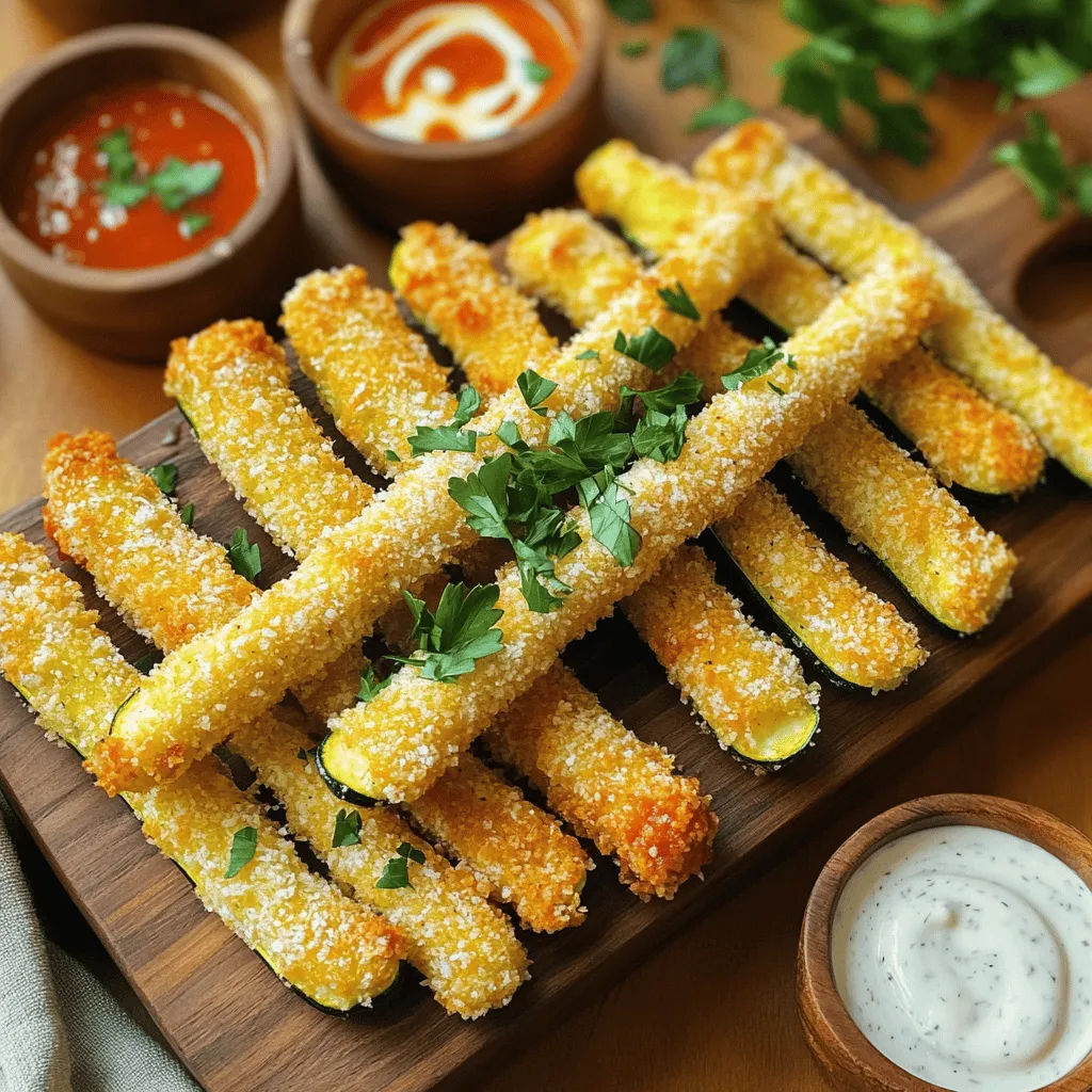 Crispy Zucchini Sticks Tasty and Crunchy Snack