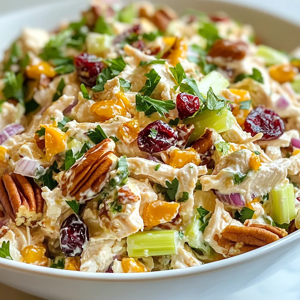 Cranberry Pecan Chicken Salad Fresh and Flavorful Meal