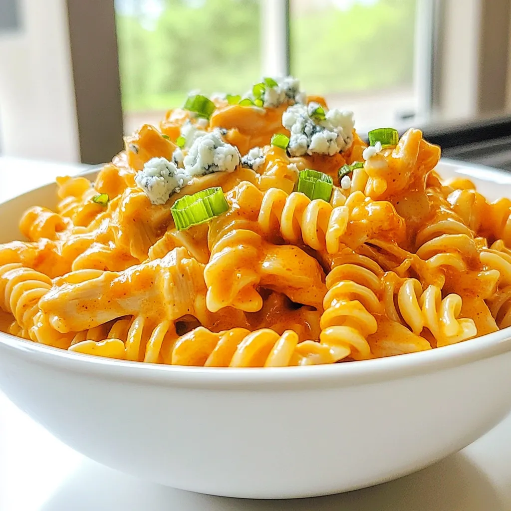 Creamy Buffalo Chicken Pasta Flavorful Dinner Delight