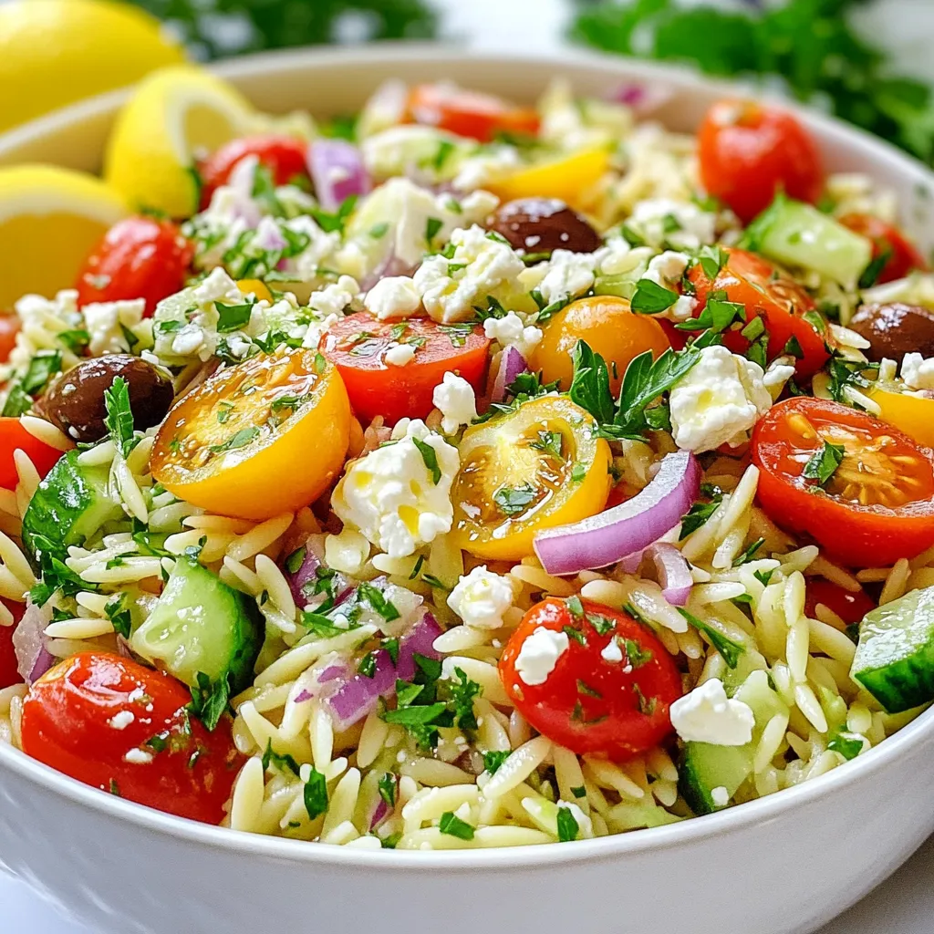 Greek Orzo Salad Fresh and Flavorful Recipe Guide