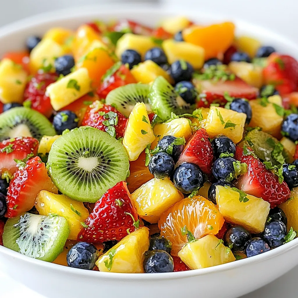 Honey Lime Fruit Salad Refreshing and Simple Recipe