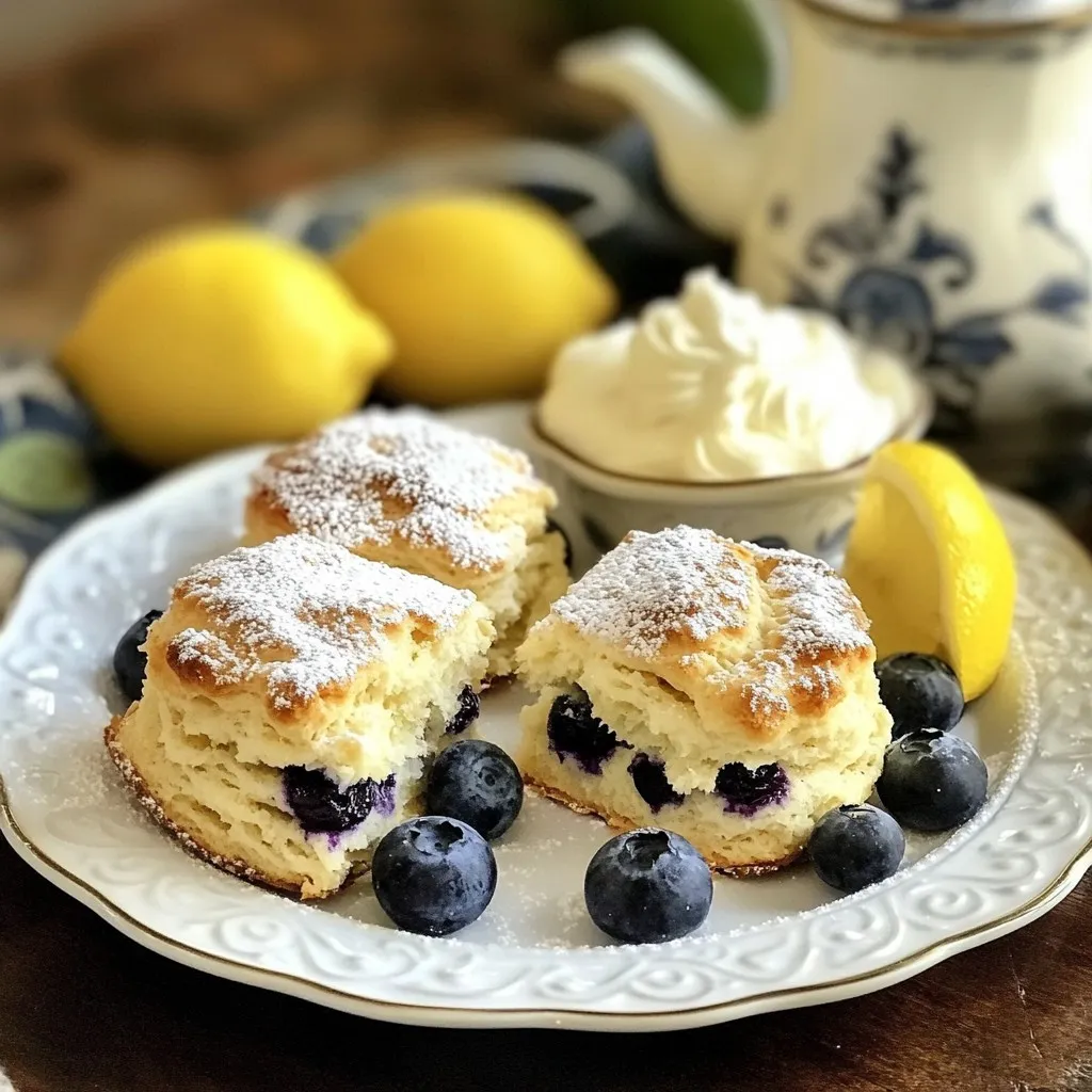 Blueberry Lemon Scones Flavorful and Simple Delight