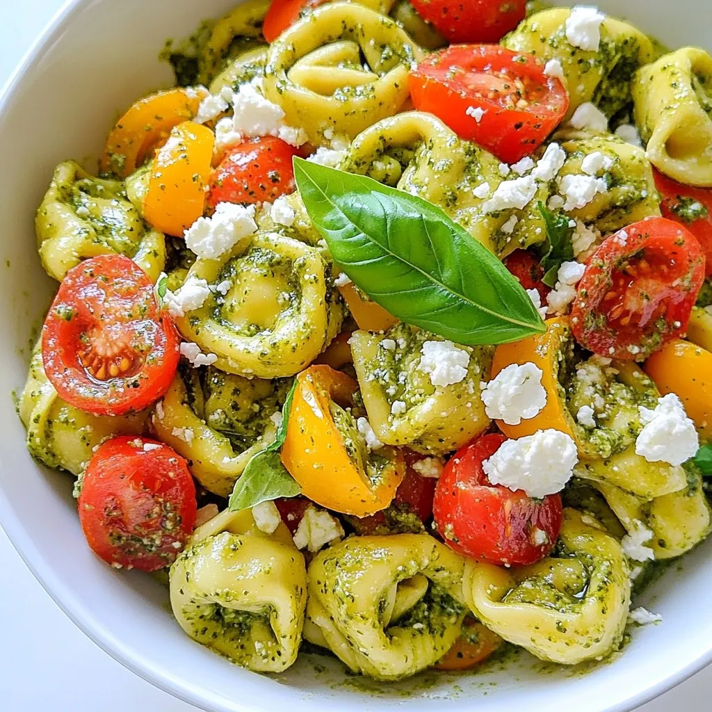 Pesto Tortellini Pasta Salad Fresh and Flavorful Dish