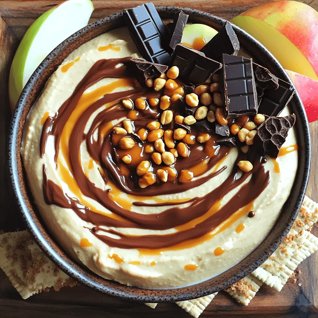 Snickers Inspired Dessert Dip Tasty and Simple Treat