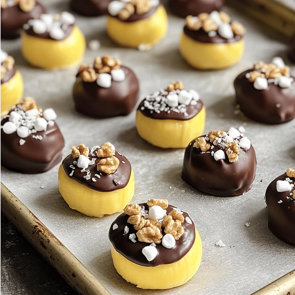 Chocolate Covered Banana Bites Easy and Tasty Treat