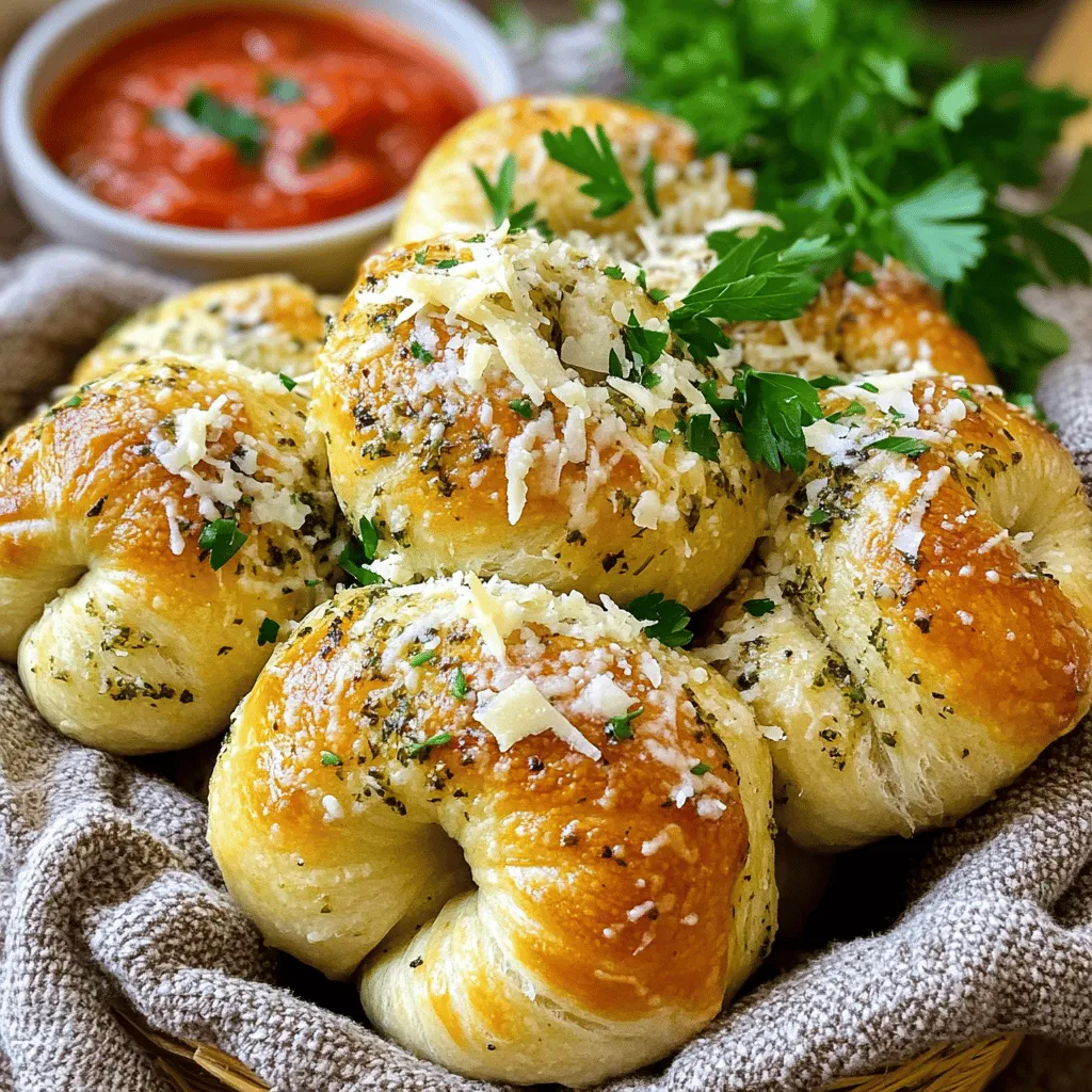 Garlic Parmesan Knots Flavorful and Easy Recipe