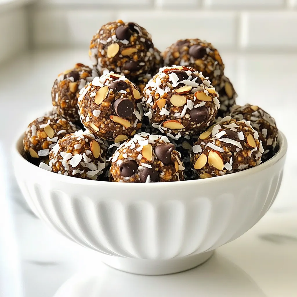 Almond Joy Energy Bites Easy and Tasty Snack Recipe