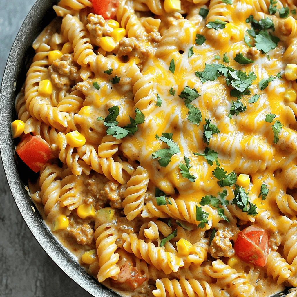 Creamy Taco Pasta Skillet Easy Weeknight Meal