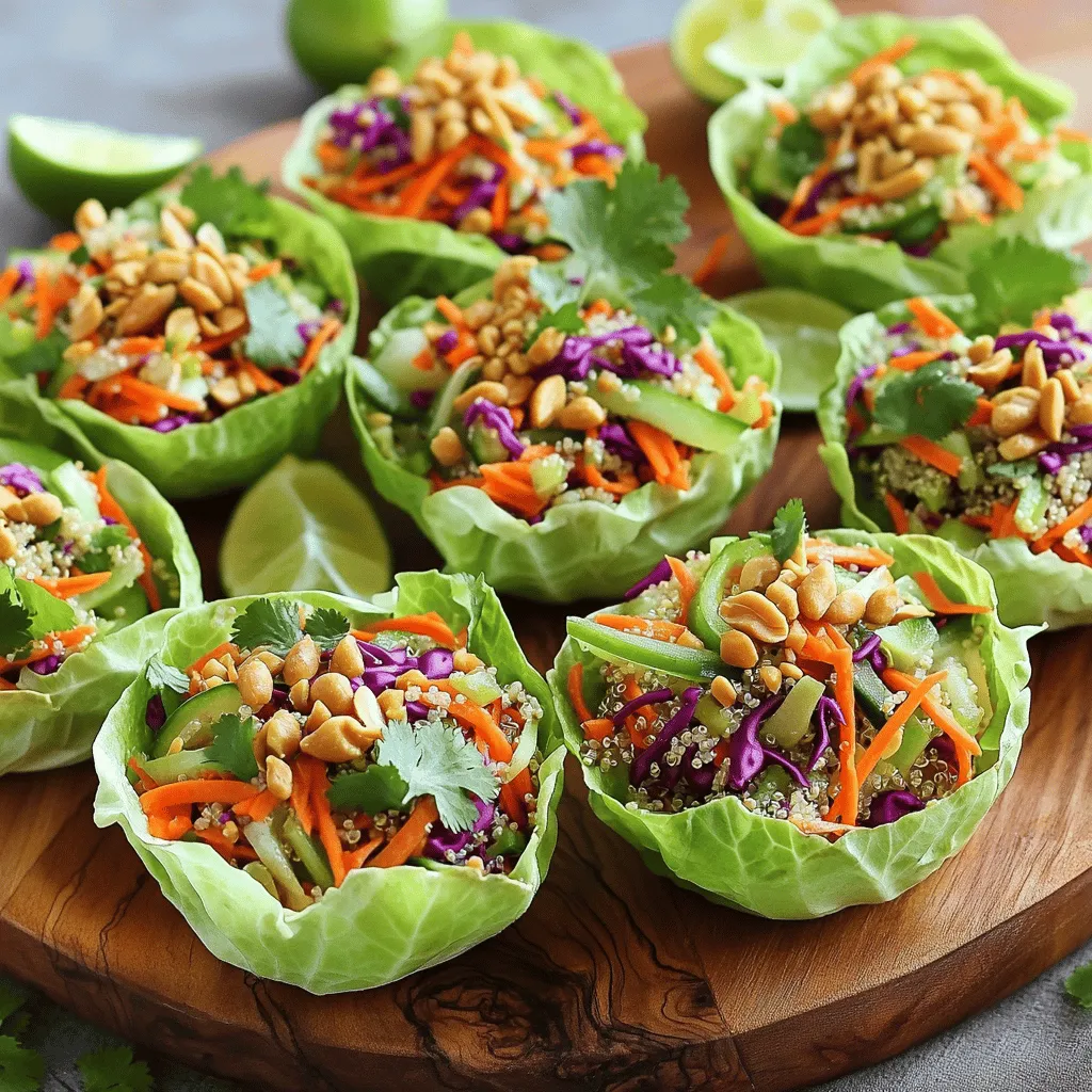 Thai Peanut Crunch Salad Cups Fresh and Healthy Delight