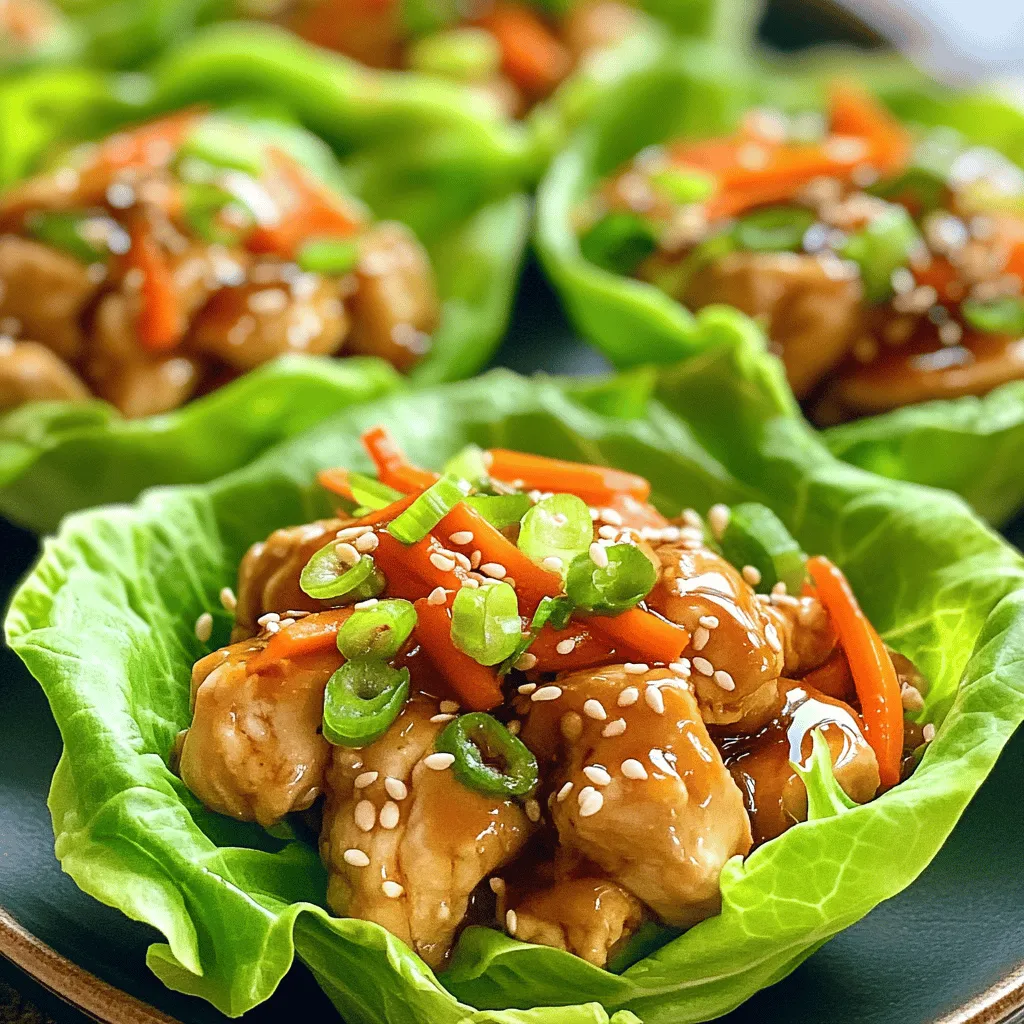 Teriyaki Chicken Lettuce Cups Flavorful and Easy Meal
