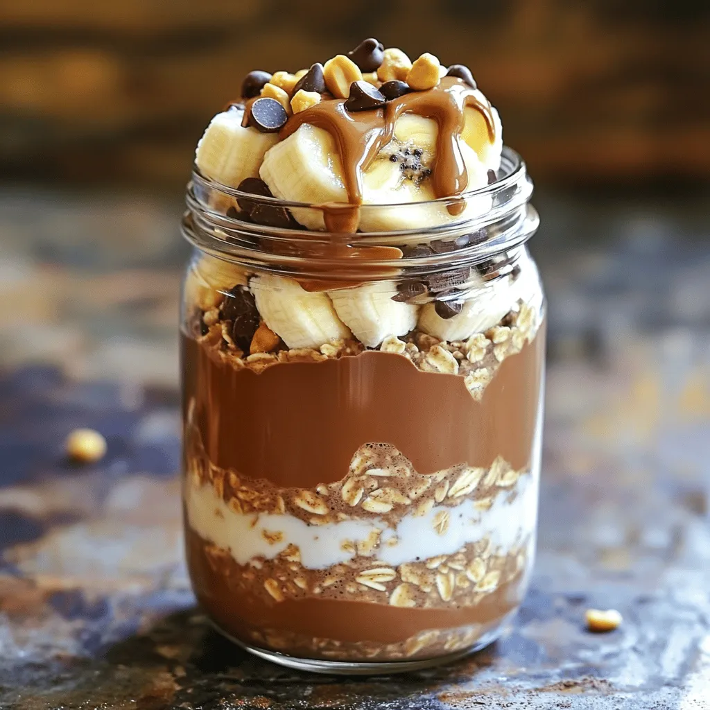 Chocolate Peanut Butter Overnight Oats Easy Recipe