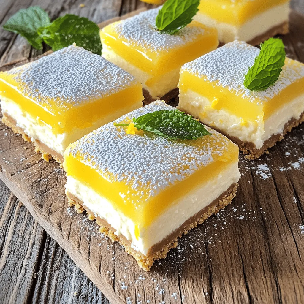 Lemon Cheesecake Bars Savory and Tangy Delight