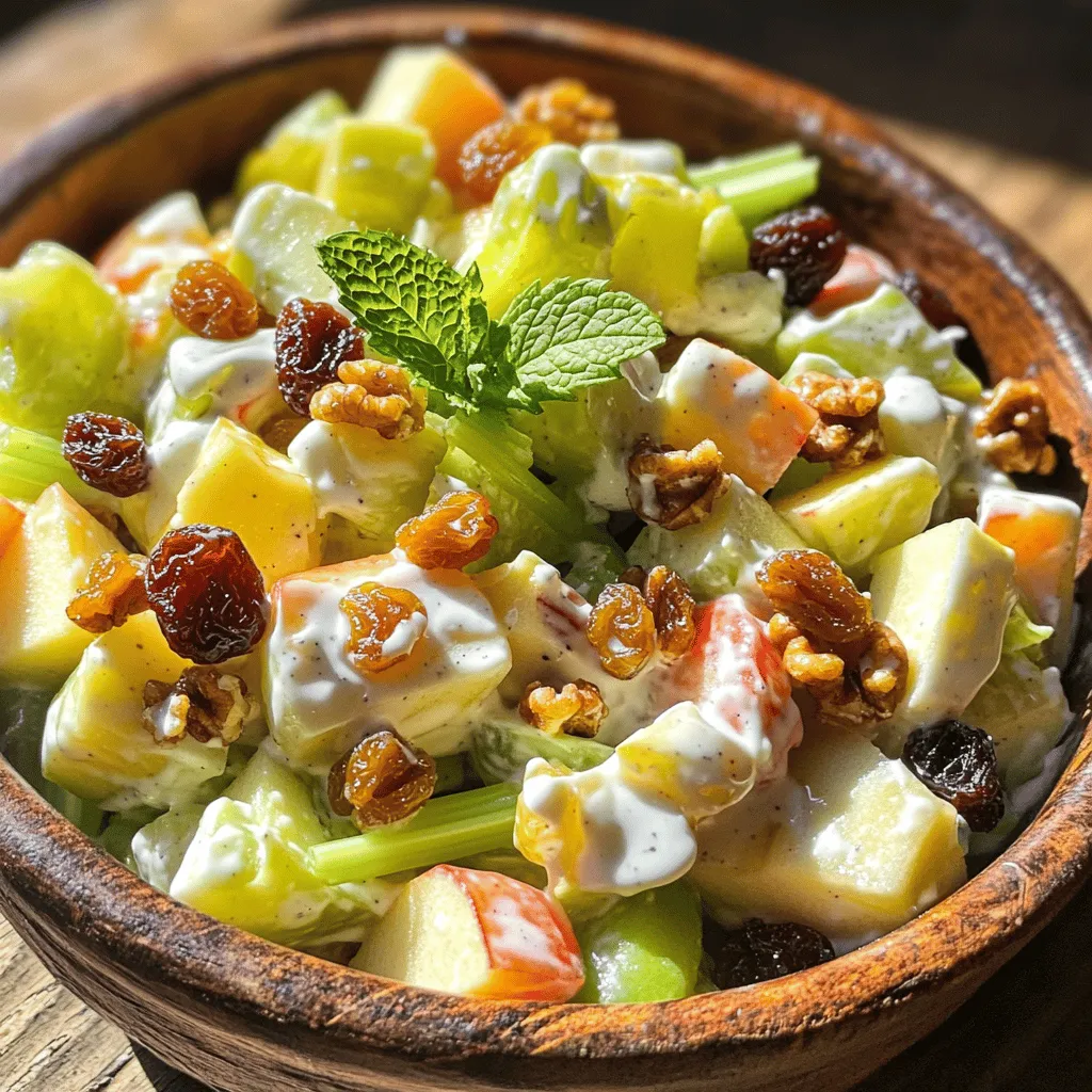 Classic Waldorf Salad Crunchy and Fresh Delight