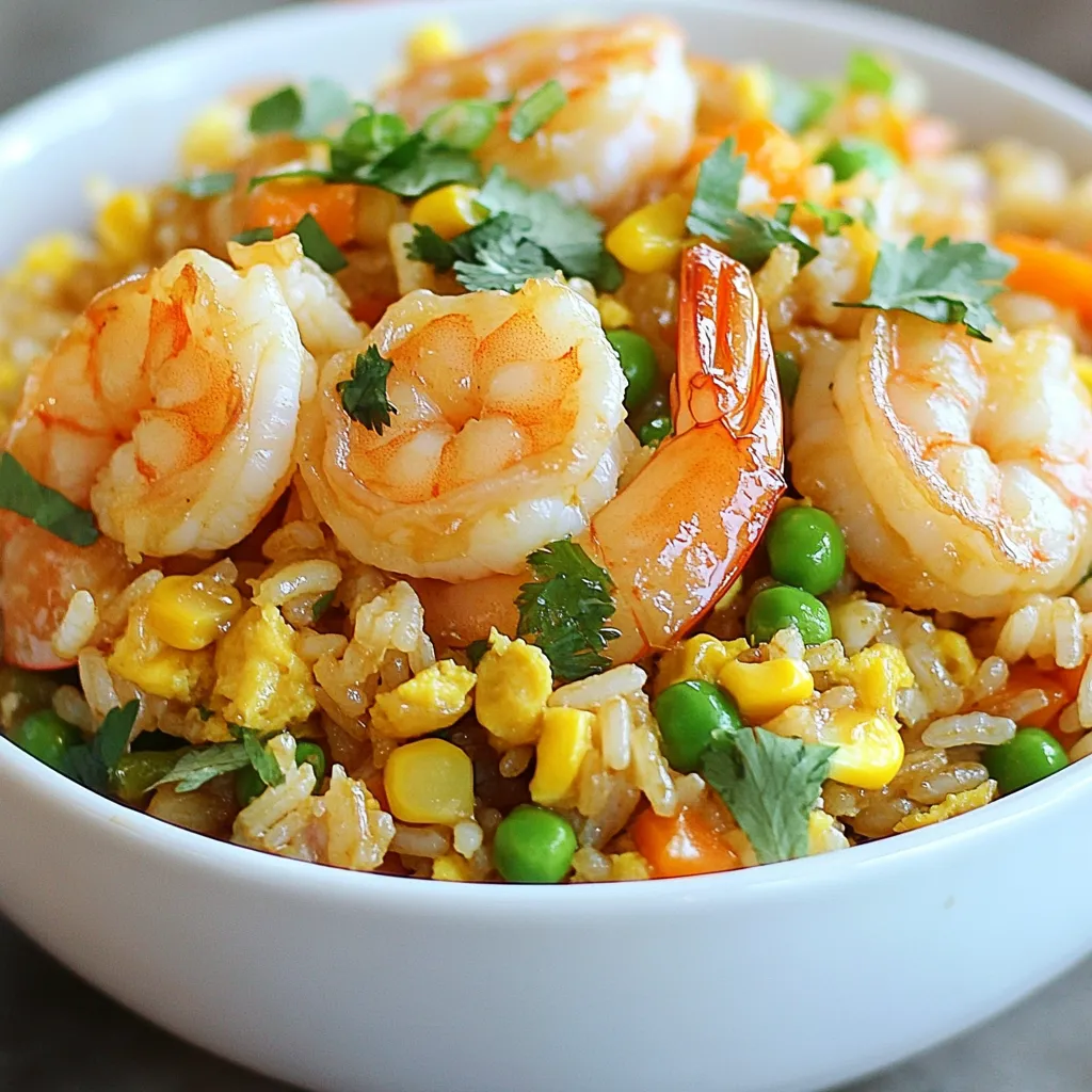 Honey Garlic Shrimp Fried Rice Quick and Tasty Meal