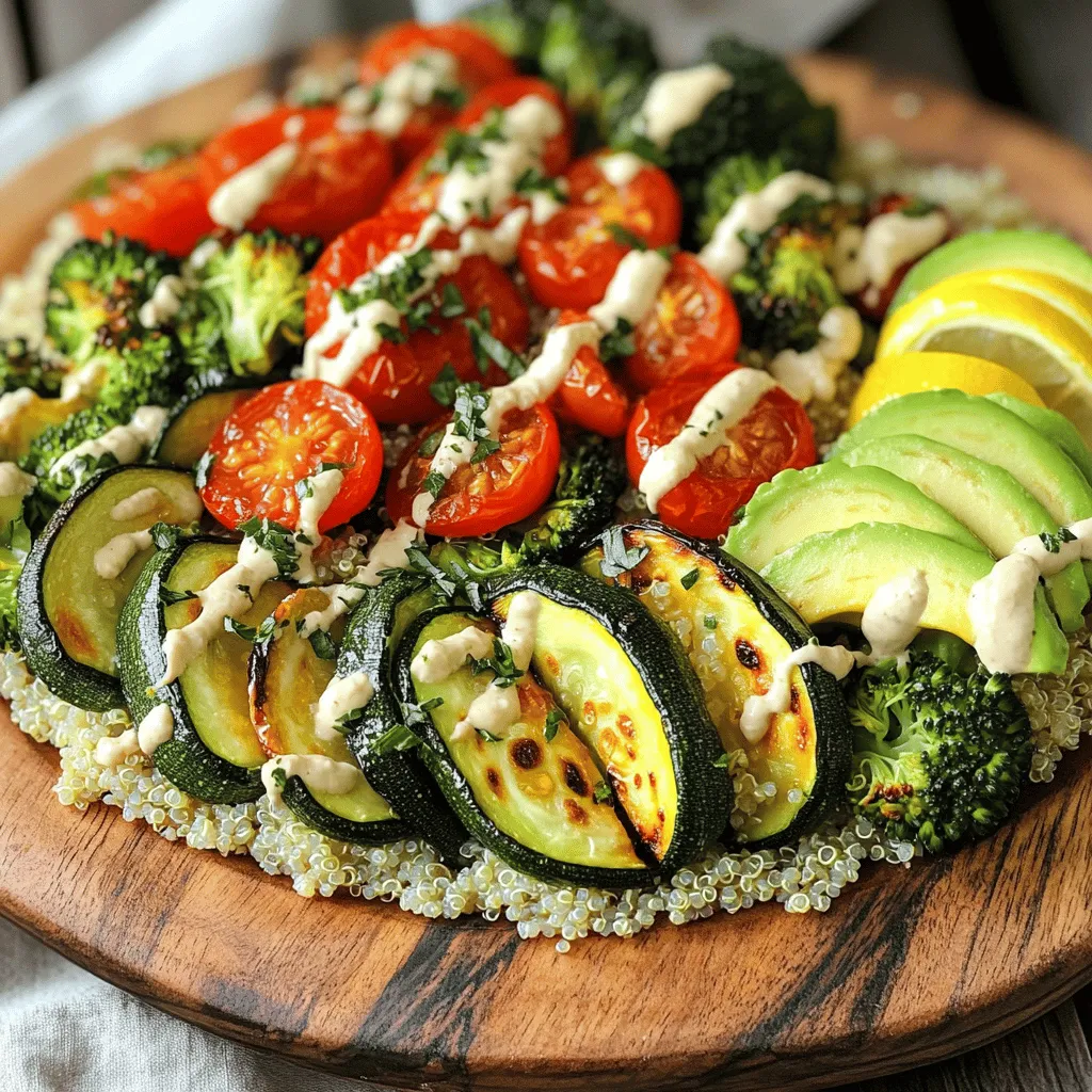 Roasted Veggie Grain Bowls Simple and Tasty Meal