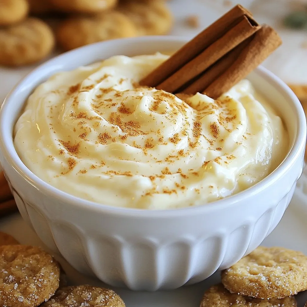 Eggnog Cheesecake Dip Festive and Creamy Delight