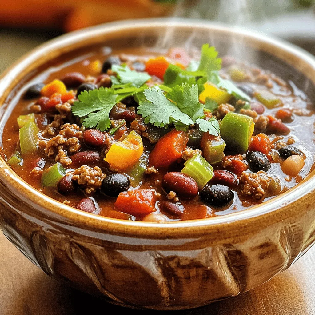Slow Cooker Beef Bean Chili Rich and Hearty Recipe