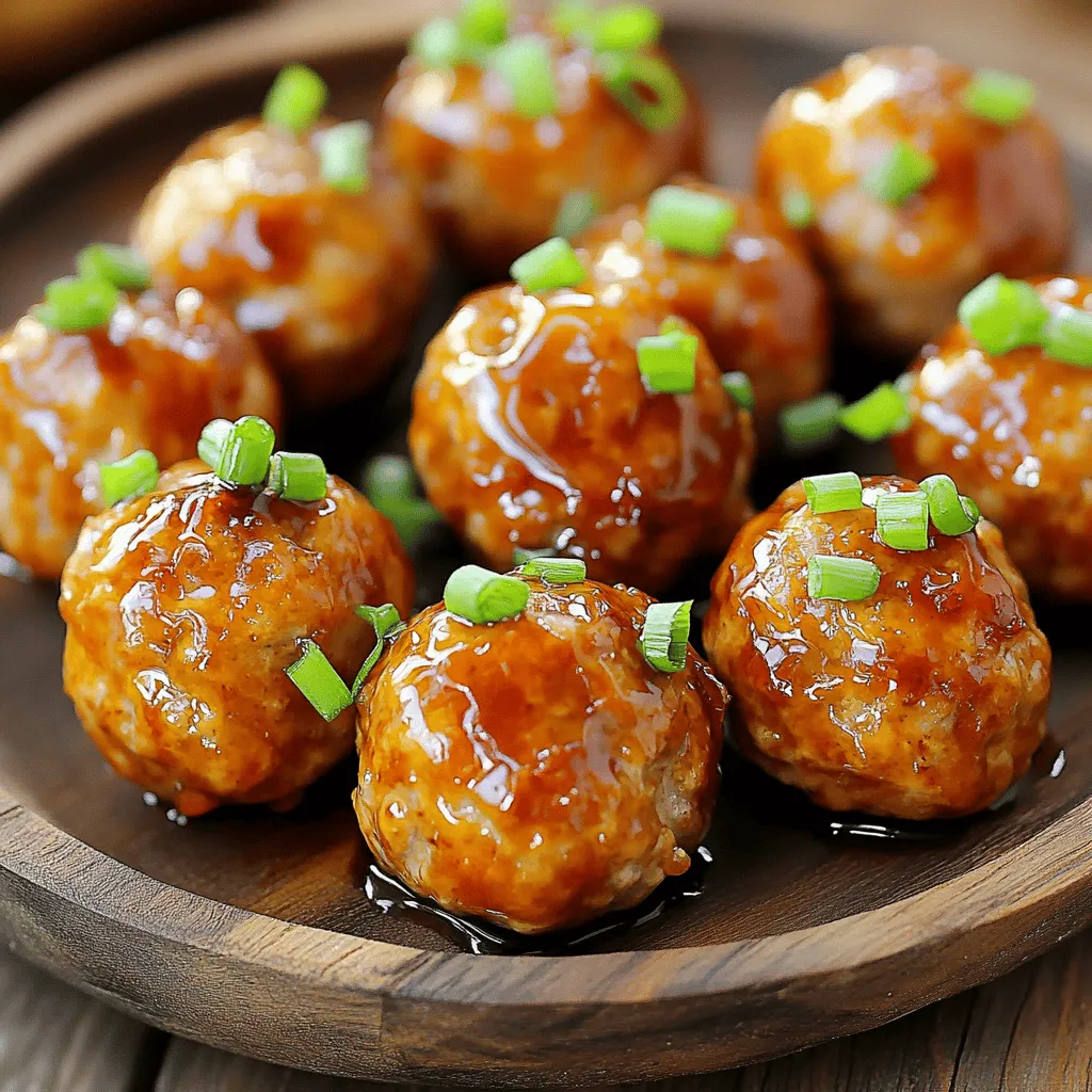 Teriyaki Turkey Meatballs Easy Delicious Dinner Idea