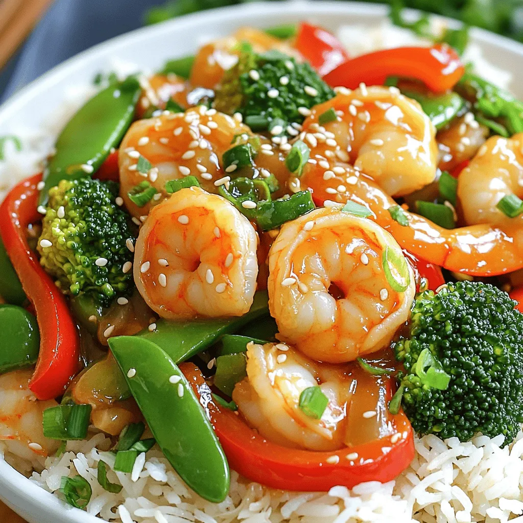 Honey Garlic Shrimp Stir-Fry Flavorful and Quick Meal