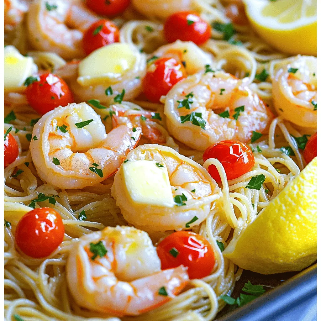 Sheet-Pan Garlic Butter Shrimp Scampi Quick Meal Idea