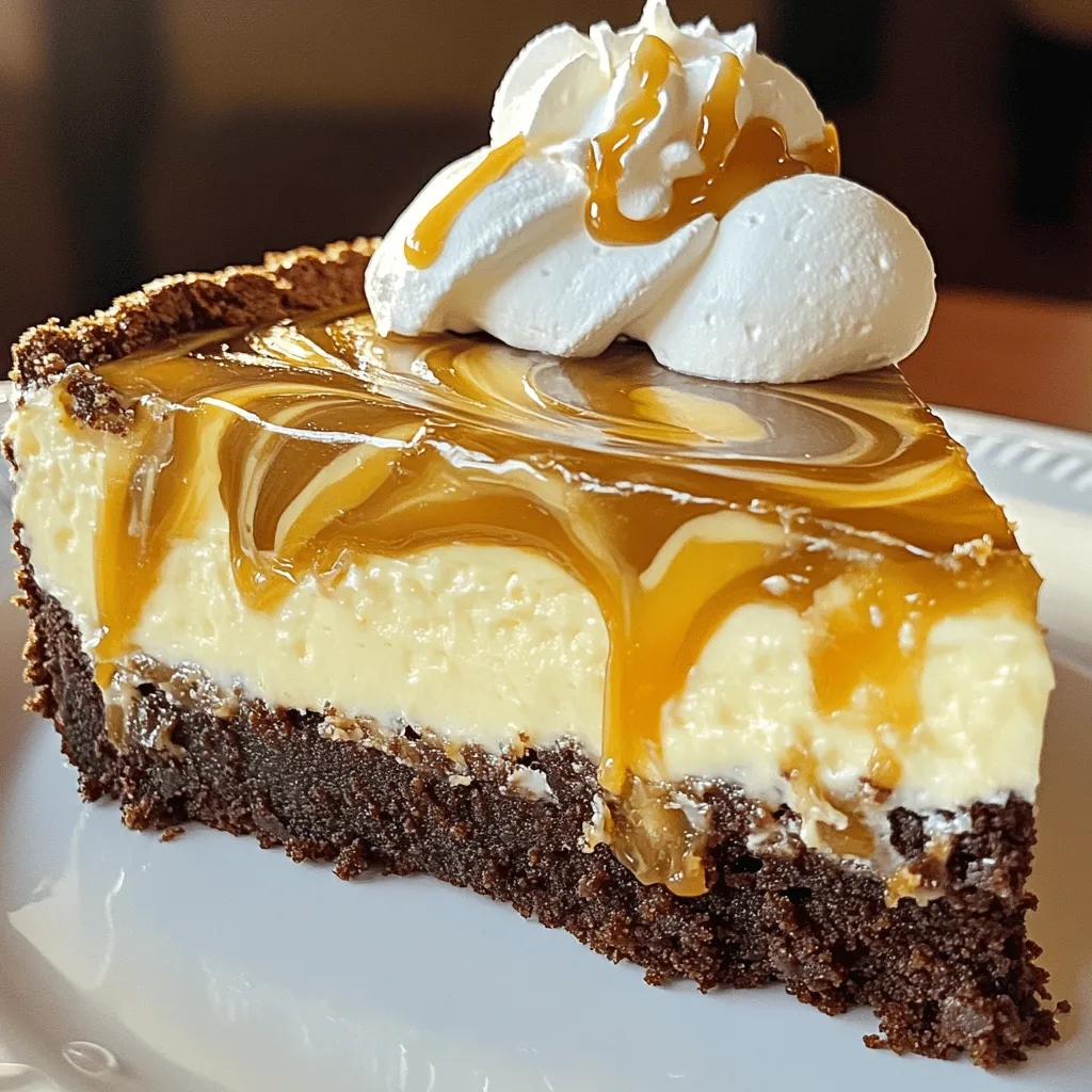 Caramel Swirl Brownie Cheesecake Easy and Delicious Recipe